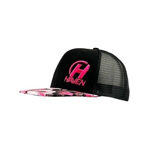 HAVEN Kerékpáros sapka - TRUCKER - fekete/rózsaszín kép