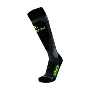 HAVEN Kerékpáros térd zokni - COMPRESSIVE SKI - szürke kép