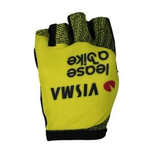 RAPIDGEAR Kerékpáros kesztyű rövid ujjal - VISMA TDF25 REPLICA GLOVES - sárga/fekete kép