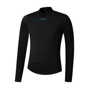 SHIMANO Hosszú ujjú kerékpáros póló - BEAUFORT LONG - fekete kép