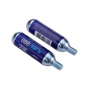 BBB CO2 pumpa/töltény - AIRTANK 10X16G - ezüst kép