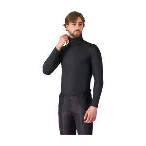 CASTELLI Hosszú ujjú kerékpáros póló - FLANDERS 2 HIGH NECK - fekete kép