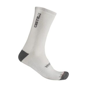 CASTELLI Klasszikus kerékpáros zokni - VENTI SOFT MERINO - fehér kép