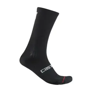 CASTELLI Klasszikus kerékpáros zokni - COMO 20 THERMAL - fekete kép