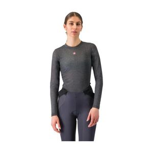CASTELLI Hosszú ujjú kerékpáros póló - MEDIO BASE LAYER W - szürke kép