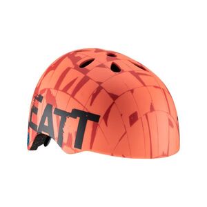 LEATT Kerékpáros sisak - MTB URBAN 1.0 JUNIOR - piros/fekete kép