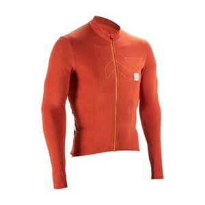 LEATT Hosszú ujjú kerékpáros mez nyári - MTB ENDURANCE 4.0 - piros kép