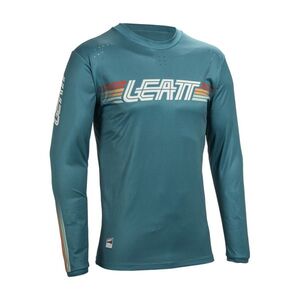 LEATT Hosszú ujjú kerékpáros mez nyári - MTB ENDURO 4.0 - kék kép