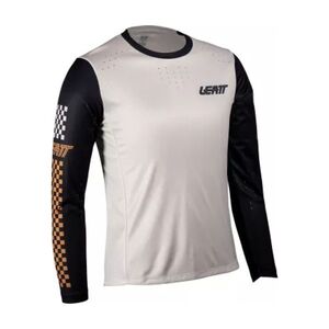 LEATT Hosszú ujjú kerékpáros mez nyári - MTB ENDURO 4.0 W - fehér/fekete kép