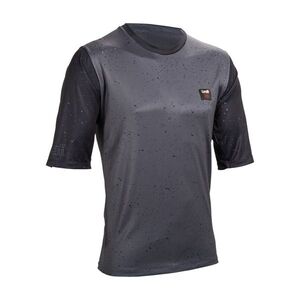 LEATT Rövid ujjú kerékpáros mez - MTB ENDURO 3.0 - szürke/fekete kép