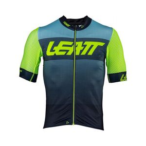 LEATT Rövid ujjú kerékpáros mez - MTB ENDURANCE 6.0 - zöld/kék kép