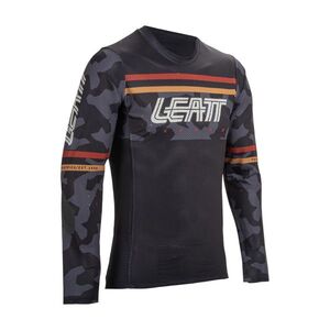 LEATT Hosszú ujjú kerékpáros mez nyári - MTB GRAVITY 4.0 - fekete kép
