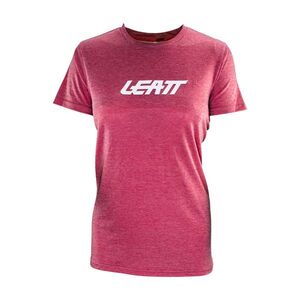 LEATT Rövid ujjú kerékpáros póló - PREMIUM W - piros kép