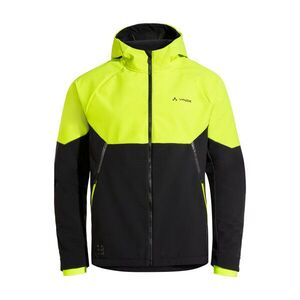 VAUDE Kerékpáros szélálló dzseki - QIMSA SOFTSHELL - fekete/sárga kép
