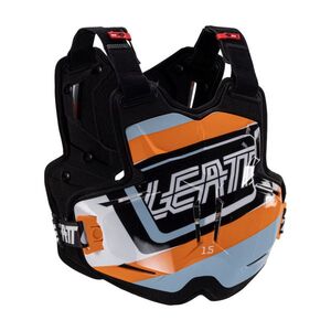 LEATT hát- és mellkasvédő - CHEST PROTECTOR TORQUE 1.5 - fekete/narancssárga kép