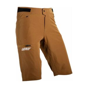 LEATT Rövid kerékpáros nadrág kantár nélkül - MTB ENDURO 1.0 - barna kép