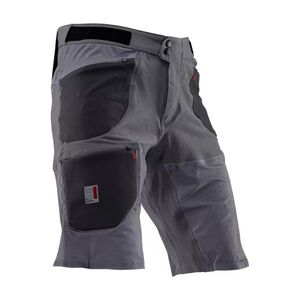 LEATT Rövid kerékpáros nadrág kantár nélkül - MTB ALLMOUNTAIN 3.0 - szürke kép