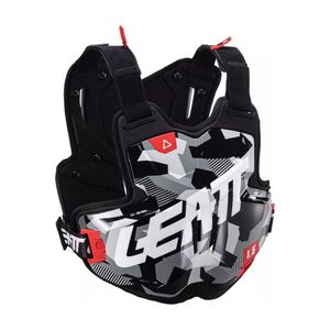LEATT hát- és mellkasvédő - CHEST PROTECTOR 1.5 TORQUE - fekete/fehér/piros kép