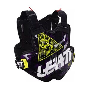 LEATT hát- és mellkasvédő - CHEST PROTECTOR 1.5 TORQUE - fekete/sárga/fehér kép