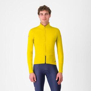 CASTELLI Kerékpáros dzseki béléssel - PERFETTO AIR - sárga kép