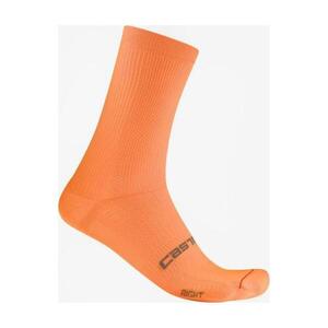 CASTELLI Klasszikus kerékpáros zokni - ESPRESSO 18 - narancssárga kép