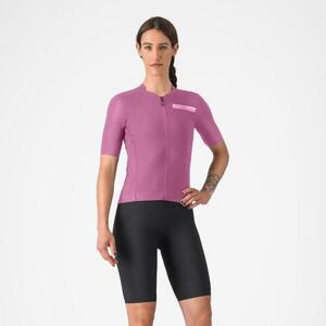 CASTELLI Rövid ujjú kerékpáros mez - PREMIO EVO W - lila kép