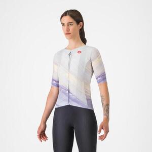 CASTELLI Rövid ujjú kerékpáros mez - AERO PRO 8S - lila kép