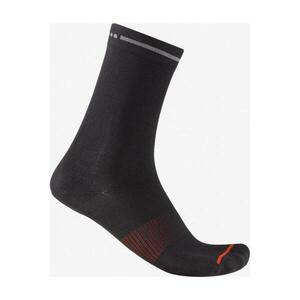 CASTELLI Klasszikus kerékpáros zokni - PREMIO EVO 18 - fekete kép