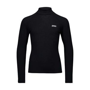 POC Hosszú ujjú kerékpáros póló - MOCK NECK JERSEY Y - fekete kép