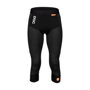 POC Kerékpáros alsónadrág - RESISTANCE LAYER TIGHTS - fekete/narancssárga kép