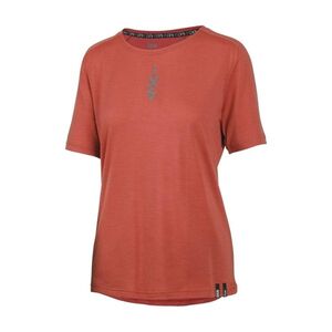 IXS Rövid ujjú kerékpáros mez - FLOW MERINO SS - piros kép