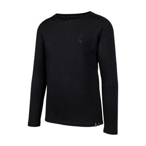 IXS Hosszú ujjú kerékpáros mez nyári - FLOW MERINO LS - fekete kép