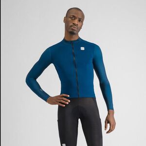 SPORTFUL Hosszú ujjú kerékpáros mez - SRK THERMAL - kék kép
