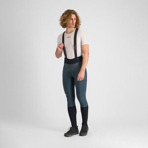 SPORTFUL Hosszú kerékpáros nadrág kantárral - SUPERGIARA - zöld/fekete kép