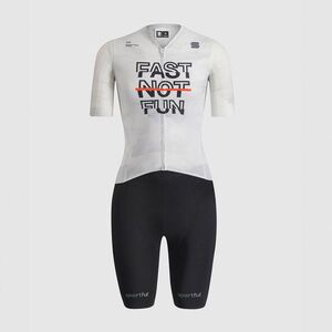 SPORTFUL Kerékpáros overall - FAST NOT FUN W - fehér/fekete kép