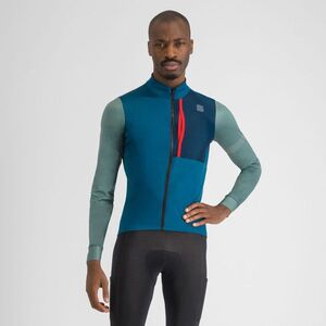 SPORTFUL Hosszú ujjú kerékpáros mez - SUPERGIARA THERMAL - kék/zöld kép