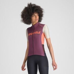 SPORTFUL Rövid ujjú kerékpáros mez - SUPERGIARA LOGO W - bordó kép