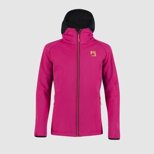 KARPOS Kerékpáros szélálló dzseki - LAVAREDO WINTER KIDS - rózsaszín/fekete kép
