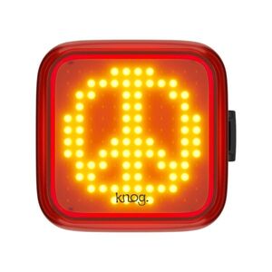 KNOG hátsó lámpa - BLINDER - fekete/piros kép