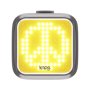 KNOG első lámpa - BLINDER - fekete/fehér kép