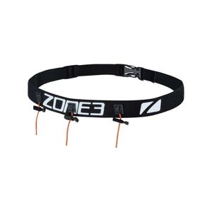 ZONE3 öv - RACEBELT-GEL LOOPS - fekete/fehér kép