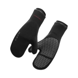 ZONE3 Kerékpáros kesztyű hosszú ujjal - THERMO MITTS - fekete kép