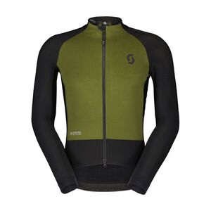 SCOTT Kerékpáros szélálló dzseki - RC PRO WARM HYBRID GTX WS - zöld/fekete kép