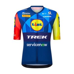 SANTINI Rövid ujjú kerékpáros mez - LIDL TREK 2026 FAN LINE kép