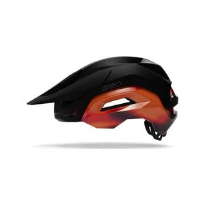 GIRO Kerékpáros sisak - MONTARO PRO SPHERICAL - fekete/narancssárga kép