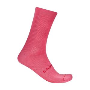 CASTELLI Klasszikus kerékpáros zokni - ESPRESSO 18 - rózsaszín kép