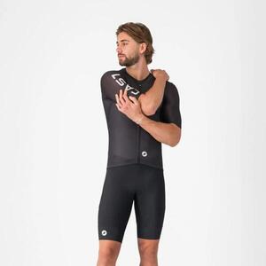 CASTELLI Rövid kerékpáros nadrág kantár nélkül - ENDURANCE 4 - fekete kép