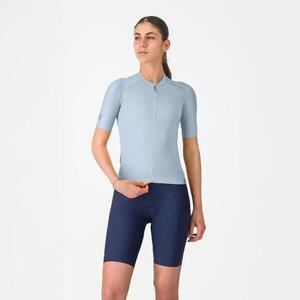 CASTELLI Rövid ujjú kerékpáros mez - ESPRESSO 2 W - világoskék kép