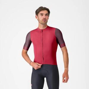 CASTELLI Rövid ujjú kerékpáros mez - PROLOGO LITE 2 - piros kép