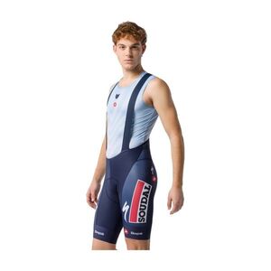 CASTELLI Rövid kerékpáros nadrág kantárral - COMPETIZIONE 2 TEAM SOUDAL QUICK-STEP 2026 - kék kép